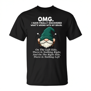 T-Shirt Gnome Unisex a Maniche Corte con Stampa Digitale, Promozionale per Adulti - Product Image 2