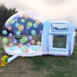 Factory Price Odourless TPU Material Inflatable Transparent Dome Clear Inflatable Bubble House For Camping