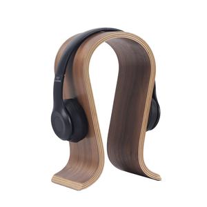 Soporte para Auriculares de Plástico Transparente y Madera, Estilo Moderno y Minimalista, para Mueble de TV, Estudio y Habitación Infantil, Modelo con Temática <span class=keywords><strong>Musical</strong></span> - Product Image 2