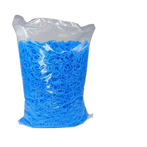 Élastiques en caoutchouc naturel couleurs arc-en-ciel pour bracelets tissés - Sac de recharge 1kg - Kit de loisirs créatifs DIY de haute qualité et sûr pour la fabrication de jouets - Usine OEM - Product Image 5
