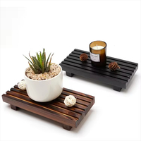 Support de présentation minimaliste en bois pour savon de cuisine, idéal pour la décoration de mariages et de salles de bain