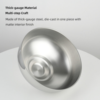 Cloche en acier inoxydable grande capacité, couvercle de luxe pour steak, finition miroir, résistant à la chaleur, compatible four et cuisinière à induction, pour aliments