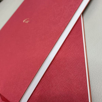 Hochwertiger Luxus A5 Leder Hardcover Umweltfreundlicher Organizer/Planer Notizbuch für Geschäfts- und Studentengebrauch mit Blanko-Seiten