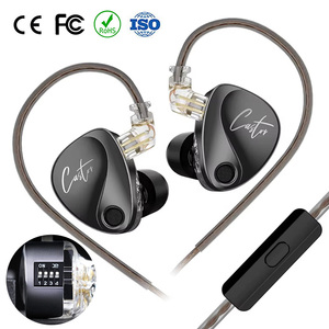 Écouteurs filaires <span class=keywords><strong>KZ</strong></span> Castor IEM avec <span class=keywords><strong>16</strong></span> effets sonores, double dynamique 2DD, 20-40000Hz, câble détachable, prise jack 3,5 mm, écouteurs intra-auriculaires - Product Image 1