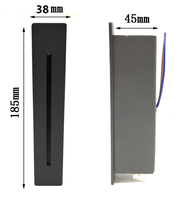 Lumière d'escalier encastrée LED 3W AC85-265V, intérieur IP20, extérieur IP65, éclairage mural d'angle, marches d'escalier, couloir, lampe d'escalier
