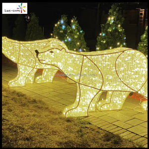 Guirlandes lumineuses LED géantes en forme d'ours pour extérieur, IP44 IP65 - Product Image 4
