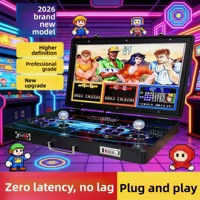 Console de jeu 3000 jeux avec grand écran de 26 pouces, King Fighters Pandora, joystick pour deux joueurs, sans fil, portable, connexion TV à domicile pour enfants