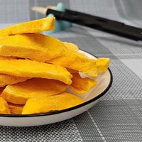Premium Gefreeze-droogde Mango Chips Zonder Suiker, Zwavelvrij, FD Fruitchips voor Fruitthee, Snack, Bakken, Cocktaildecoratie, Bulk Groothandel