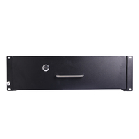 Tiroir de rack de serveur 19 pouces 2U 3U, armoire de rangement profonde verrouillable, profil de montage compatible, acier SPCC, certifié CE, IP20