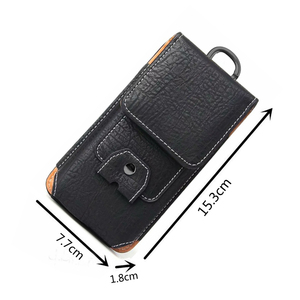 ซองหนังใส่บัตร<span class=keywords><strong>เครดิต</strong></span>แบบสากลพร้อมคลิปหนีบเข็มขัดสำหรับขนาด 5.5-6.5 นิ้ว มีสินค้าในสต็อก - Product Image 4