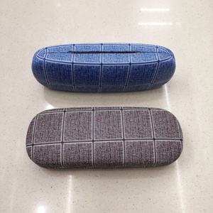 Porta gafas occhiali de colores sólidos, estuche para gafas con logotipo personalizado, con impresión óptica - Product Image 6
