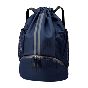 Wholesale Custom Oxford Polyester Waterproof Eco-Friendly Gym Basketball Outdoor Football <strong>Training</strong> Drawstring Sports <strong>Backpack</strong> - Product Image 1