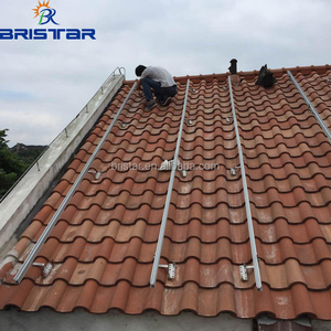 Rail de montage solaire en aluminium, support de fixation pour panneaux solaires sur toit, mini-rail en aluminium pour panneaux solaires - Product Image 2
