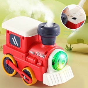 Juego de Tren Eléctrico de Dinosaurios con Rociador de Vapor, Tren de Juguete con Luces LED, Pista de Carreras Flexible, Juguete para Niños, <span class=keywords><strong>Regalo</strong></span> para Niños - Product Image 5