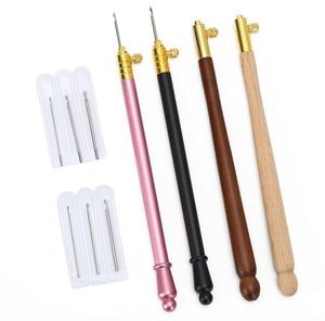 Agujas de Tejer Francesas con <span class=keywords><strong>3</strong></span> Puntas, Agujas de Tejer de Madera de Alta Calidad para <span class=keywords><strong>Crochet</strong></span> y Tejido a Mano, Hechas en China - Product Image 3