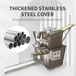 Small Automatic Stainless Steel Spring Roll Empanada Gyoza <b>Maker</b> Samosa <b>Dumpling</b> <b>Machine</b> for Momo Making Core Component Motor - Product Image 6