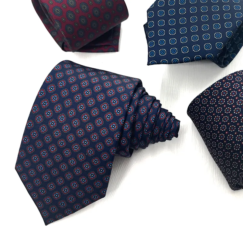 TONIVANI-62-10 Rounds Mens Business Neckties New Printed Style Tie Cravat