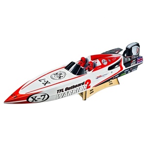 Bateau <span class=keywords><strong>RC</strong></span> professionnel de grande taille avec <span class=keywords><strong>moteur</strong></span> sans balais 35" TFL Hobby 1148 Warrior Racing Mono, coque en fibre de verre, hélice en laiton à 2 pales - Product Image 1