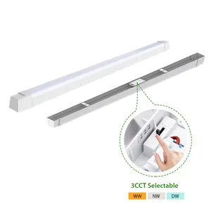 Micwave sensörü 130lm/w su geçirmez IP65 1200mm 40W 3000K 4000K IK08 Tri-geçirmez aydınlatma armatürü LED tüp lineer aydınlatma