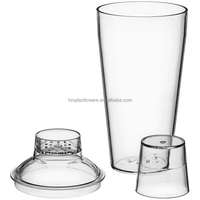 Tasse à secouer en plastique transparent de haute qualité avec échelle bulle thé glace Shaker tasse barre mesure secouant tasse grande capacité Shaker