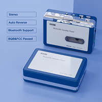 Reproductor de Casetes Bluetooth Walkman, Convertidor de MP3, Grabador de Audio Portátil con Salida USB