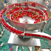 Ligne de production automatique de remplissage de vin blanc à 6 têtes, machine d'embouteillage de haute précision pour spiritueux Baijiu/Boissons alcoolisées en verre/plastique