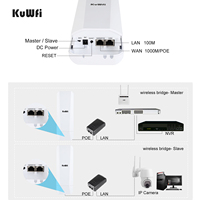 Prix Usine Pont Wi-Fi Gigabit CPE Extérieur Point à Point Sans Fil 5G 900 Mbps avec Antenne à Gain Élevé 14 dBi pour Portée de 5 km