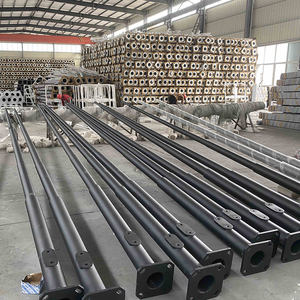 中国メーカー製の伝統的な亜鉛メッキ鋼製装飾用8メートル高分割型街路灯柱 - Product Image 6