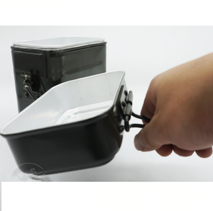 ชุดกระป๋องอาหารอลูมิเนียมทรงสี่เหลี่ยมสำหรับฝึกซ้อม แคมป์ปิ้ง กิจกรรมกลางแจ้ง กีฬา เดินทาง ท่องเที่ยว รุ่น DFM2201 จำนวน 3 ชิ้น - Product Image 6