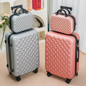 Wholesale 2pcs Custom Handheld Makeup Bag 14-Inch <strong>Suitcase</strong> Set 20/22/26/24/28-Inch Travel Luggage <strong>Light</strong> <strong>Weight</strong> - Product Image 3