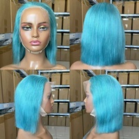 13*4 Bob Wig Rambut Asli Gradasi Pink Tanpa Lem Tanpa 14A Cutting Natural Looking Growth Populer Pengiriman Cepat Kualitas Terbaik