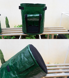 Sacs <span class=keywords><strong>de</strong></span> plantation en plastique PE personnalisés X134 <span class=keywords><strong>de</strong></span> 10 gallons pour la croissance des plantes - Product Image 6
