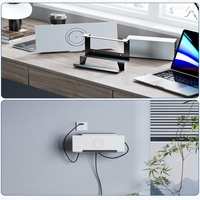 Support mural pour routeur DAIER Starlink Gen 3, routeur maillé, alimentation 2-en-1, kit métallique blanc, antichoc, anti-chute, intérieur