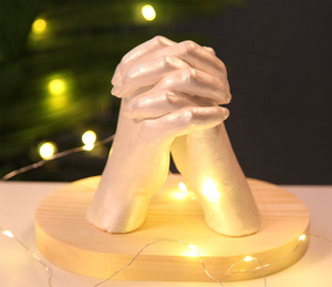 Moule à main en argile 3D personnalisée, nouvelle tendance, kit de moulage de poudre et de plâtre pour couples, DIY bricolage, loisirs créatifs, <span class=keywords><strong>2022</strong></span> - Product Image 5