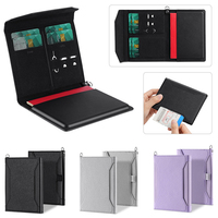 Portefeuille de voyage multifonctionnel personnalisé avec blocage RFID pour hommes et femmes
