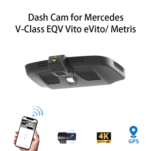 Cámara para Coche HD 4K para Mercedes Clase V EQV Vito <span class=keywords><strong>EVito</strong></span>/ Metris 2015-2023 con Dos Lentes DVR Delanteras y Traseras, GPS, Plug and Play - Product Image 2