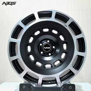 Jantes forgées NJQS en alliage d'aluminium noir pour voitures de stock, 20x9 <span class=keywords><strong>pouces</strong></span>, 5x108, déport 60.1, pour SUV Jetour T2 <span class=keywords><strong>Renault</strong></span> - Product Image 2