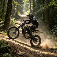 Moto tout-terrain électrique au lithium KAMAS 72V 40AH >2000W Haute vitesse (>80 km/h) Autonomie de 120 km Freins à disque hydrauliques Alliage d'aluminium