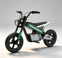 Moto électrique tout-terrain pour enfants, 3 roues, moteur brushless, démarrage à clé, lumières musicales, pneus gonflables, jouet d'extérieur, cadeau