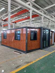 บ้านคอนเทนเนอร์แบบขยายได้ ดีไซน์บ้านคอนเทนเนอร์ทันสมัย บ้านโครงสร้างเหล็กที่ระบายอากาศได้ดี - Product Image 4