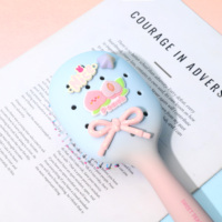 Brosse démêlante massante à coussin d'air parfumée de la série Fruity Breeze, brevetée, avec nettoyage gratuit, cadeau idéal pour les filles