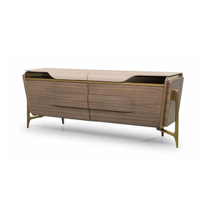 Tavolo <span class=keywords><strong>da</strong></span> <span class=keywords><strong>pranzo</strong></span> moderno rotondo in marmo veneziano marrone italiano di lusso in marmo reale tavolo - Product Image 1