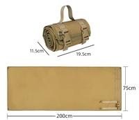 Tapis de tir enroulable portable pour l'extérieur personnalisé tapis de tir d'entraînement tactique antidérapant épaissi et résistant à l'humidité et durable