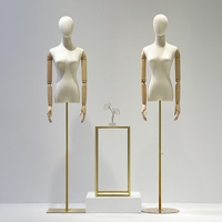 Soldes Exceptionnelles : Mannequin Femme Adulte Demi-Corps en Fibre de Verre avec Tête, Idéal pour Présentation de Vêtements et Perruques