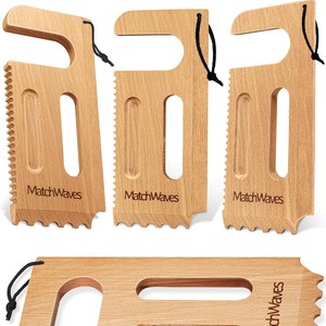 Raspador de barbacoa de madera Tongwen 3 en 1, herramienta de limpieza multifunción para cocinar al aire libre - Product Image 2