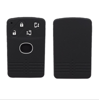 Penutup Kunci Kartu Remote Silikon 4 Tombol untuk Mazda 2 3 5 Premacy Miata 6 8 RX8 MX5 M8 CX-7 CX-9 Verisa MPV Pelindung Fob