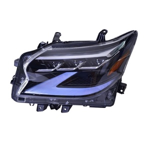 For GX400/GX460 12V <b>LED</b> <b>Headlight</b> Assembly With Daytime Running Lights and Flowing Water Steering Design Flowing Water Effect Cr - Product Image 1
