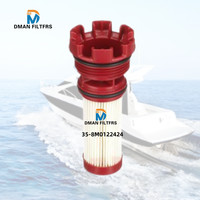 Élément de filtre à carburant haute efficacité 35-8M0122423 35-8M0122424 pour pièces de rechange de moteur hors-bord de bateau