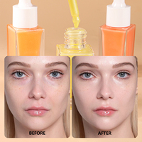 Sérum de base de maquillage éclaircissant nacré, hydratant végétalien pour le visage, marque privée, logo personnalisé, cosmétiques 20ml OEM ODM