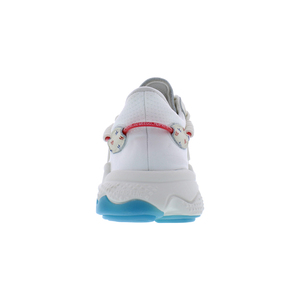 Zapatos deportivos Adidas Ozweego para hombre, para caminar, combinación de colores blanco/beige/azul/rojo escarlata, 100% auténticos - Product Image 4